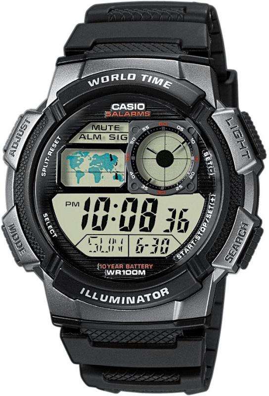 Наручний годинник чоловічий Casio AE-1000W-1BVEF (350440) Наручний годинник чоловічий Casio AE-1000W-1BVEF (350440)