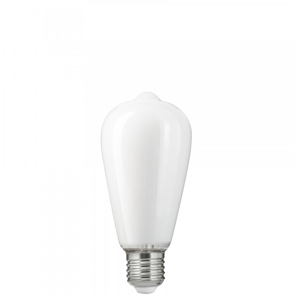 Лампочка матовая LED st64 6W 4000K Белый (b-milky-st64 4000K)