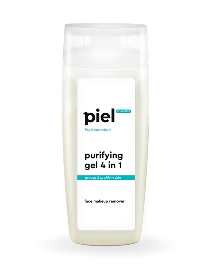 Демакіяж-гель для вмивання проблемної шкіри унісекс Purifying Gel PIEL COSMETICS 4в1 200 мл