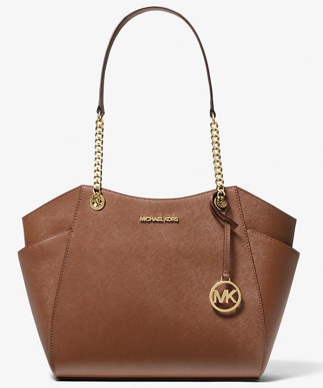 Сумка тоут Michael Kors Jet Set Travel Large Saffiano Leather Luggage (34764304)