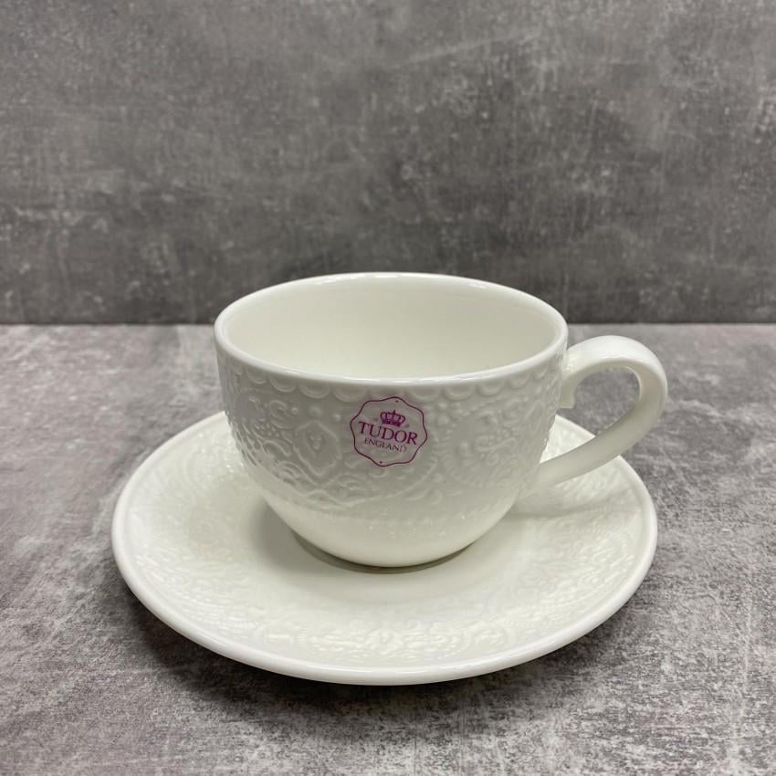 Чашка чайна TUDOR TU3109 Вензель порцелянова 210 мл - фото 4 Чашка чайна TUDOR TU3109 Вензель порцелянова 210 мл - фото 4