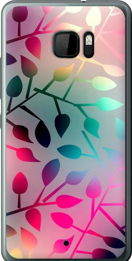 Чехол на HTC U Ultra Листья (2235u-833-42517)