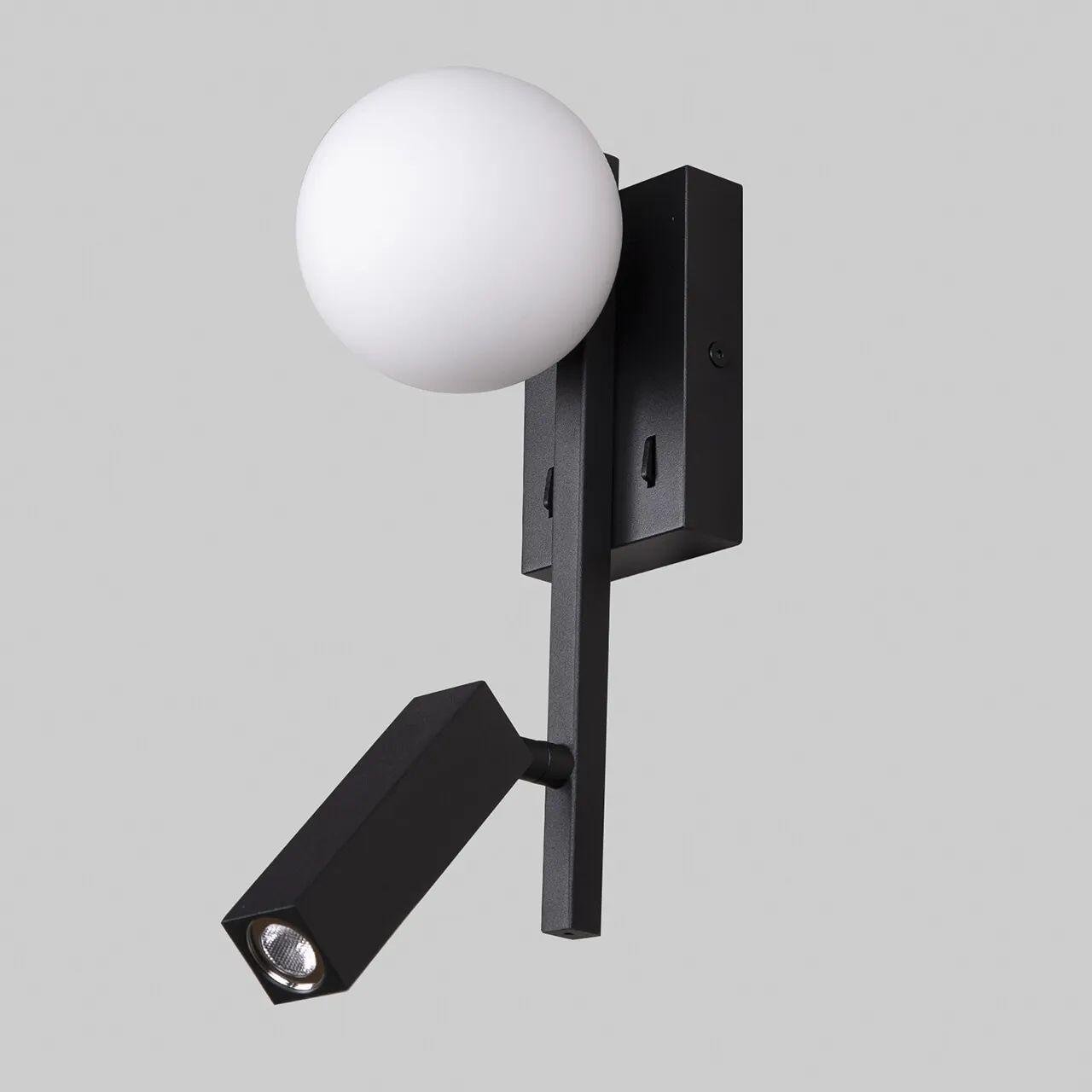 Настенный светильник MJ-Light GLOBE READ 3200K BK (15009) Настенный светильник MJ-Light GLOBE READ 3200K BK (15009)