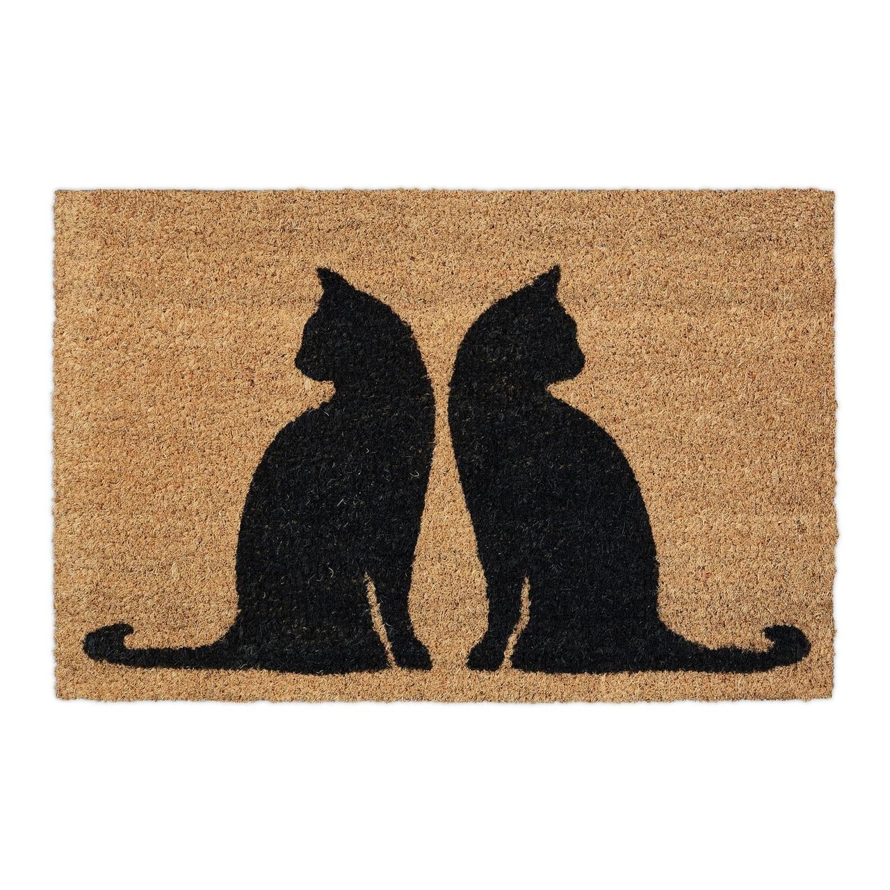 Коврик Relaxdays Кошки из кокосового волокна 60x40 см (10038464) Коврик Relaxdays Кошки из кокосового волокна 60x40 см (10038464)