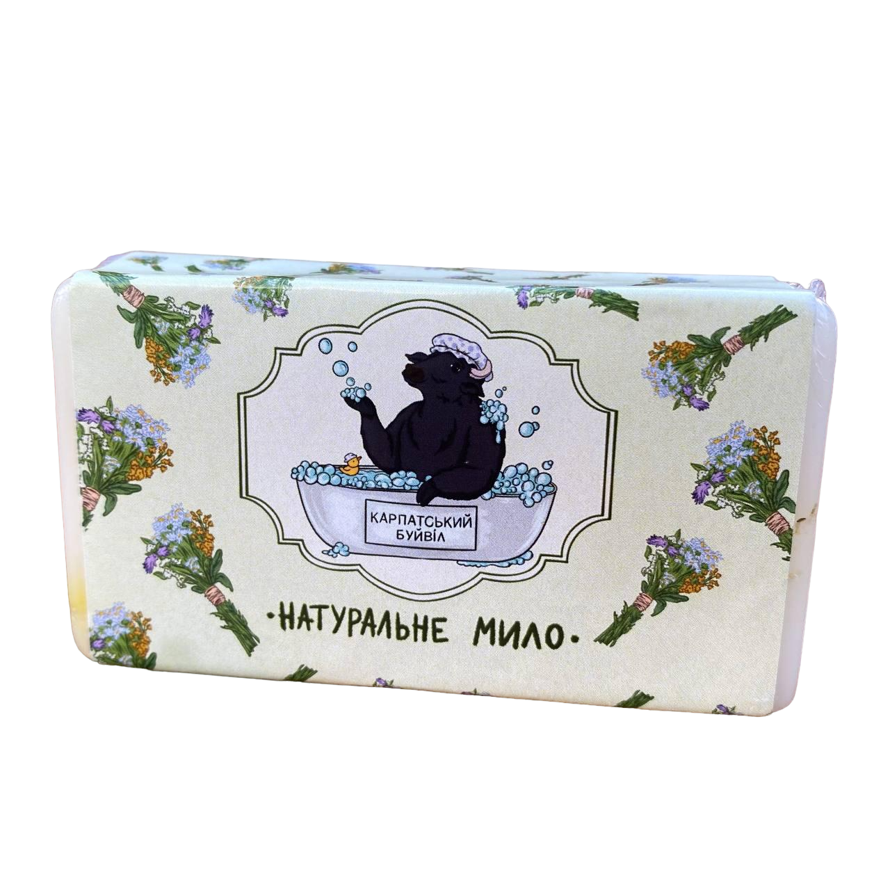 Мыло натуральное LAVKA с буйволиным маслом и карпатскими травами 100 г