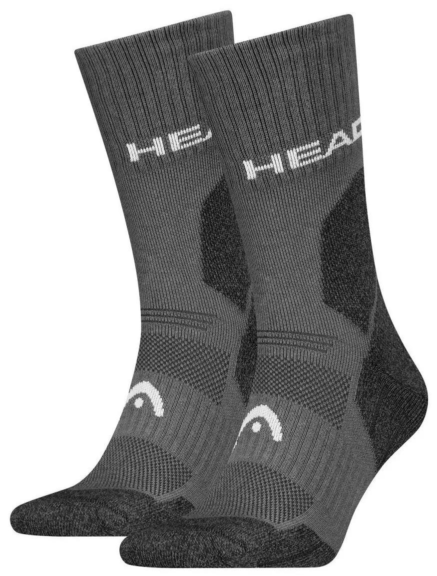 Шкарпетки чоловічі Head HIKING ALL CLIMATES CREW 2P р. 43-46 Сірий (701229024-002 43-46)