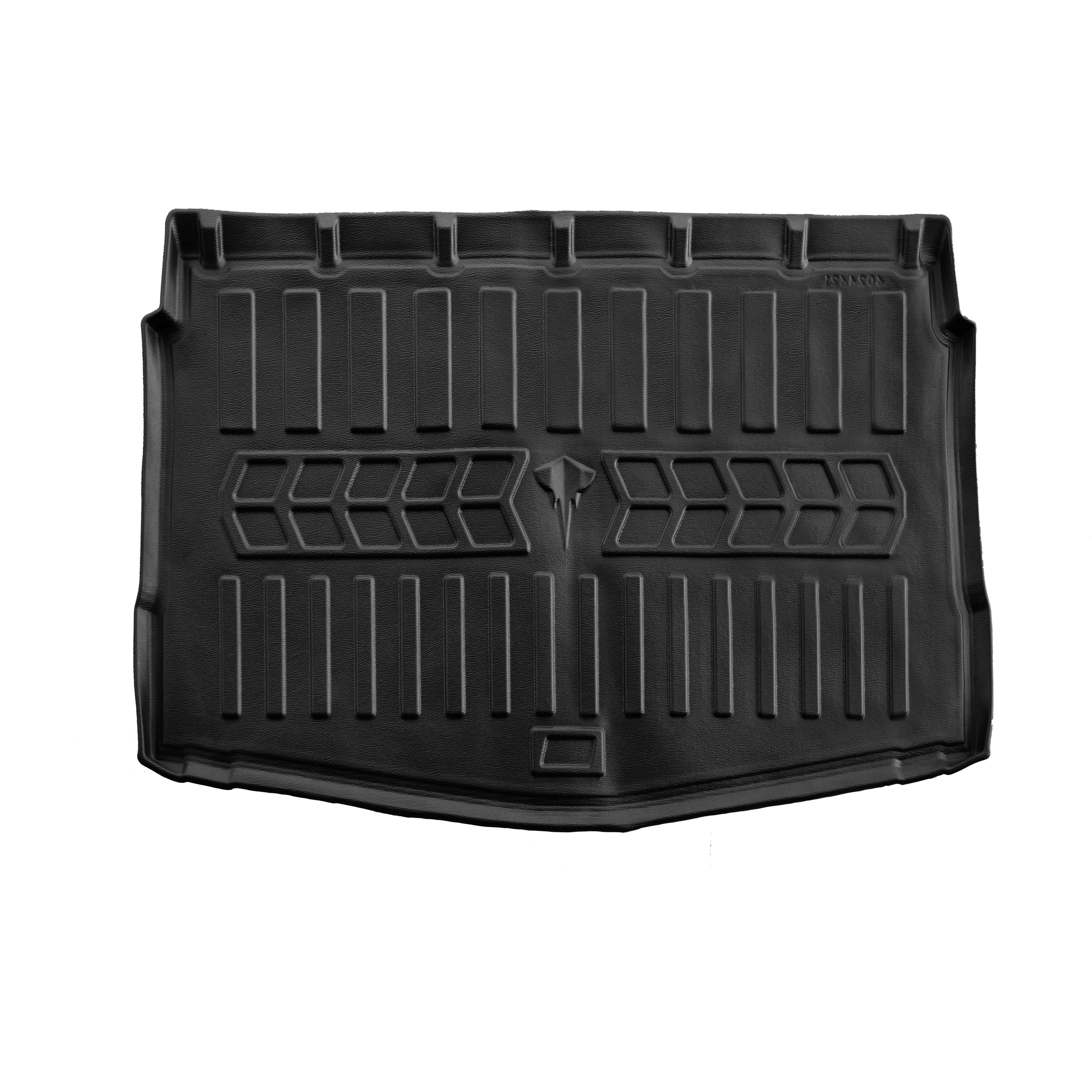 Килимок в багажник Stingray 3D для Volkswagen Golf 8 полиуретан Черный (158160)