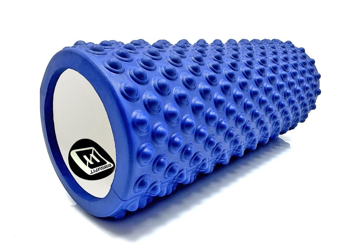 Масажний ролик EasyFit Grid Roller Light 33 см Синій (EF-2016-BL)