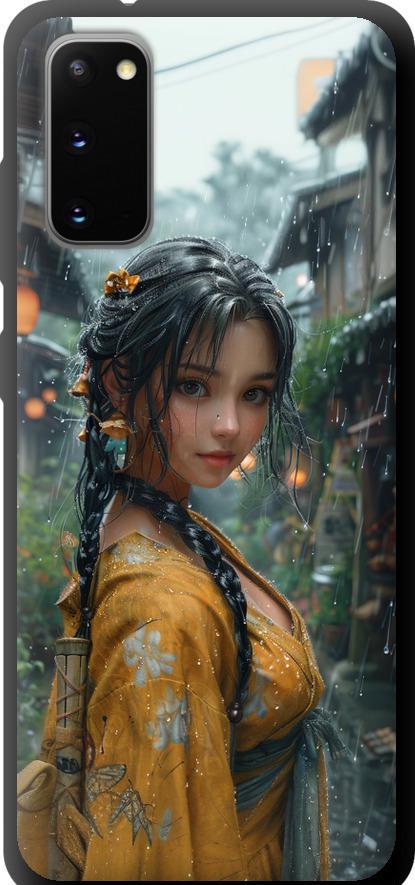 Чехол на Samsung Galaxy S20 Anime-girl (6133b-1824-42517)