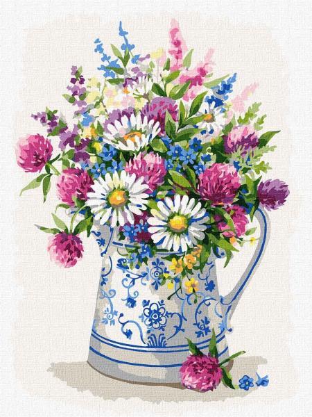 Картина по номерам Идейка Морская Летнее вдохновение 30х40 см в термопакете (КНО3163-mt)