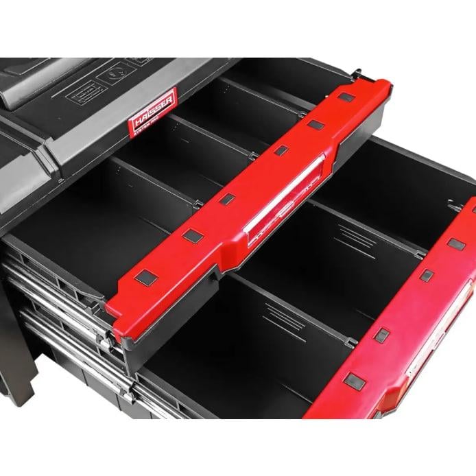 Ящик для інструментів з висувними шухлядами System PRO Basic 90123 Haisser (90123) - фото 4 Ящик для інструментів з висувними шухлядами System PRO Basic 90123 Haisser (90123) - фото 4