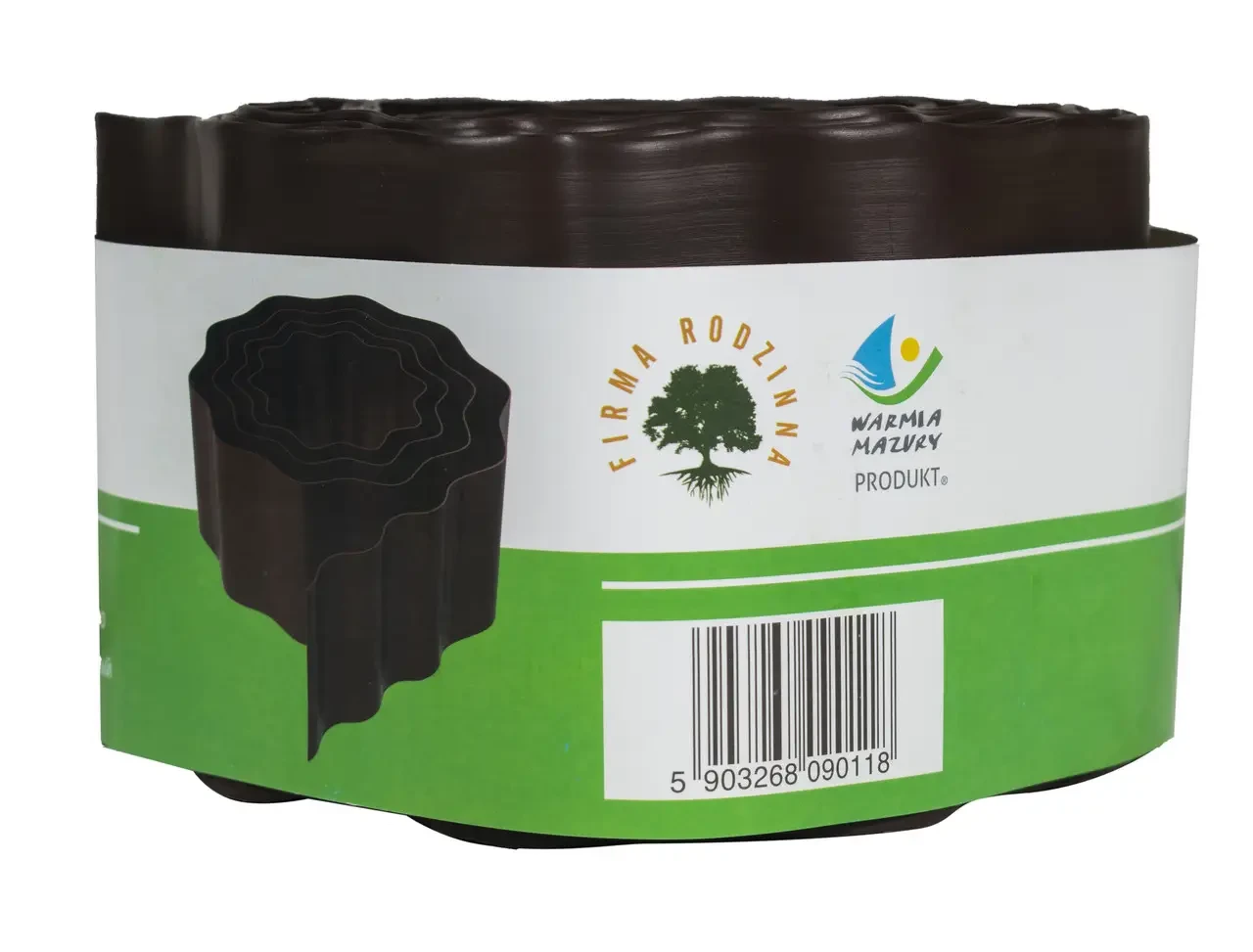 Бордюрная лента 15х9 м Коричневый - фото 4 Бордюрная лента 15х9 м Коричневый - фото 4