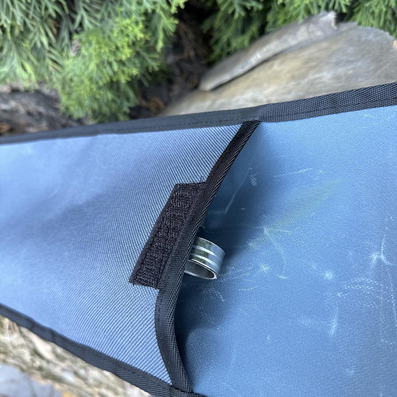 Чехол Metalzavod с клапаном на липучке на 6 шампуров 65х15х1,5 см Серый (CHHL-KLPN-SHMP6-GY) - фото 4