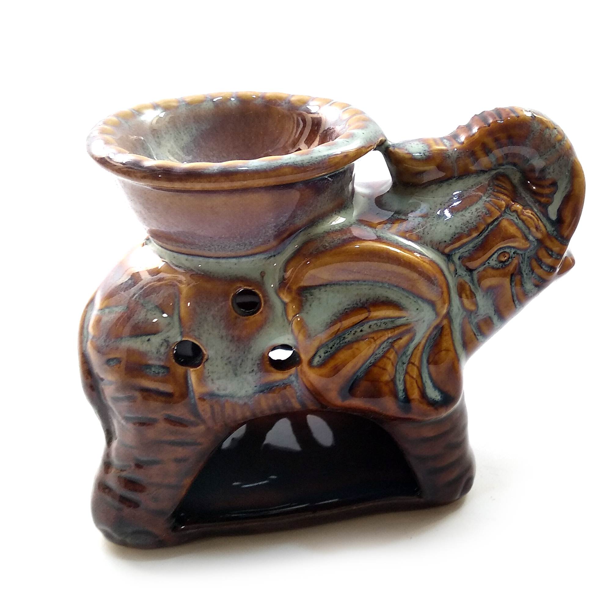 Аромалампа керамічна Слон 13х10х6,5 см