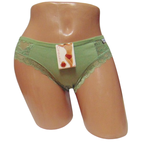 Трусы с кружевом Careuokin 8758 XL Зеленый Трусы с кружевом Careuokin 8758 XL Зеленый