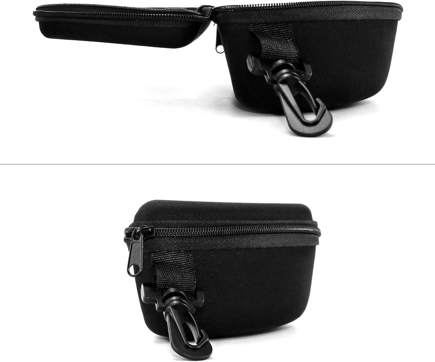 Футляр для окулярів PoLiN чохол для окулярів на блискавці з карабіном Чорний (Е051188) - фото 2 Футляр для окулярів PoLiN чохол для окулярів на блискавці з карабіном Чорний (Е051188) - фото 2