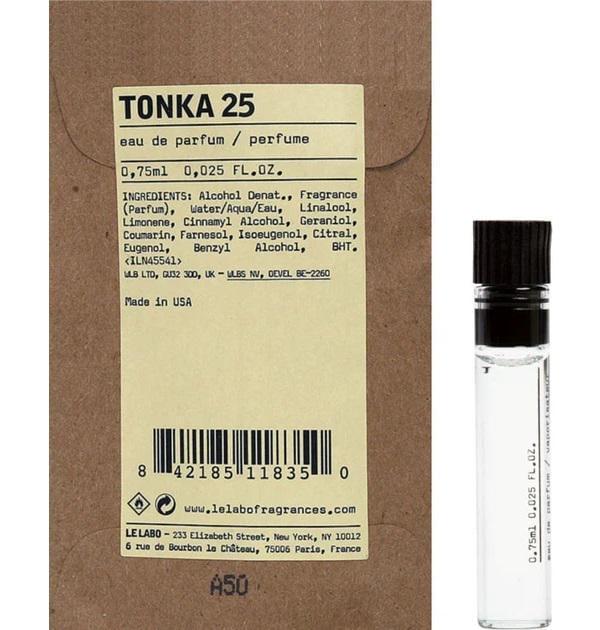 Парфюмированная вода унисекс Le Labo Tonka 25 0,75 мл пробник (404875)