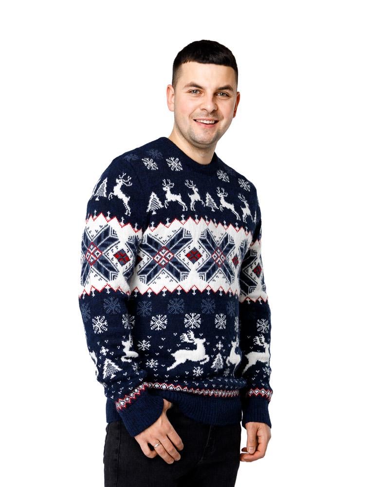 Джемпер мужской ЦБ-00233265 р. 50 Синий (SKT000941112)