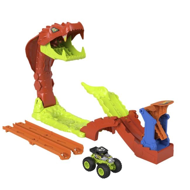 Игровой набор Hot Wheels Monster Trucks Атака змеи (JJN44) Игровой набор Hot Wheels Monster Trucks Атака змеи (JJN44)