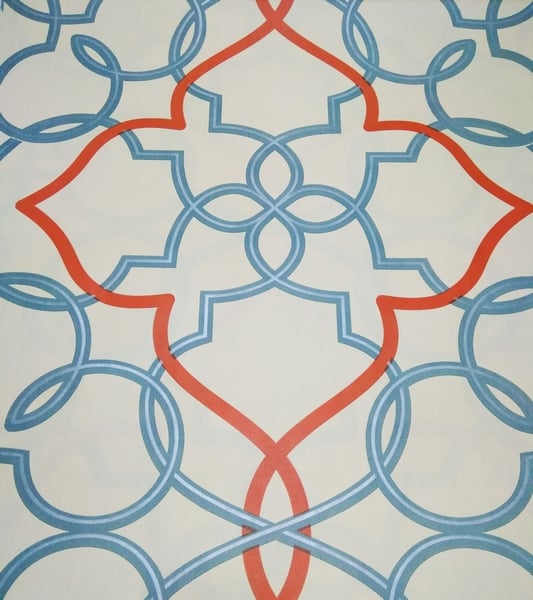 Обои на бумажной основе Шарм 133-01 Medina 0,53х10 м Желто-оранжевый (63481848545099340e54c248)