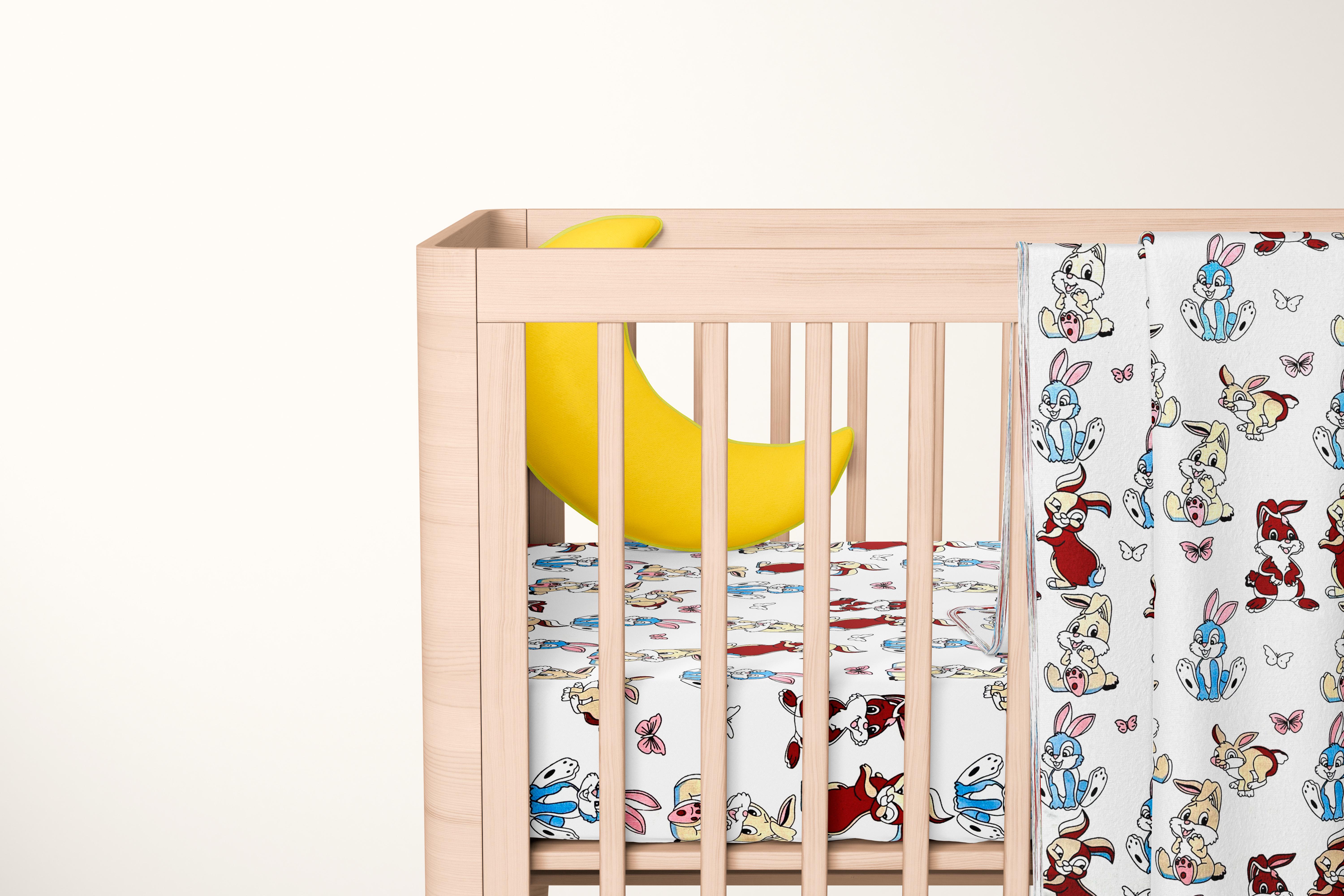 Комплект постельного белья детский Bunny из бязи 110х140 см (G-0803/х110)
