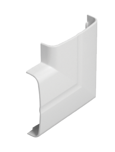 Угол плоский UEC КМПП для плинтусного канала 80x21 мм ПВХ Белый (CKK11D-P-080-020-K01)