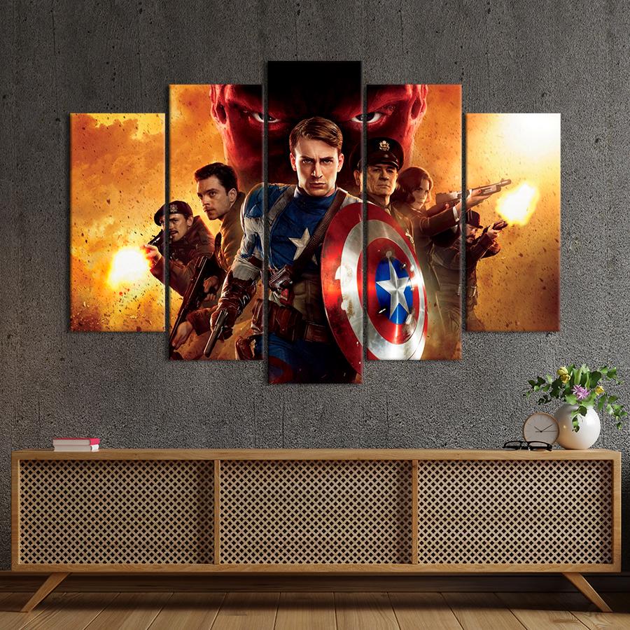 Настенний декор Стив Роджерс Первый мститель 137x85 см (A42-5)