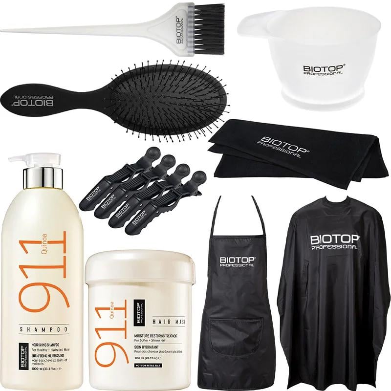 Набір для колориста BIOTOP 911 Quinoa із шампунем та маскою з протеїнами кіноа (60416)