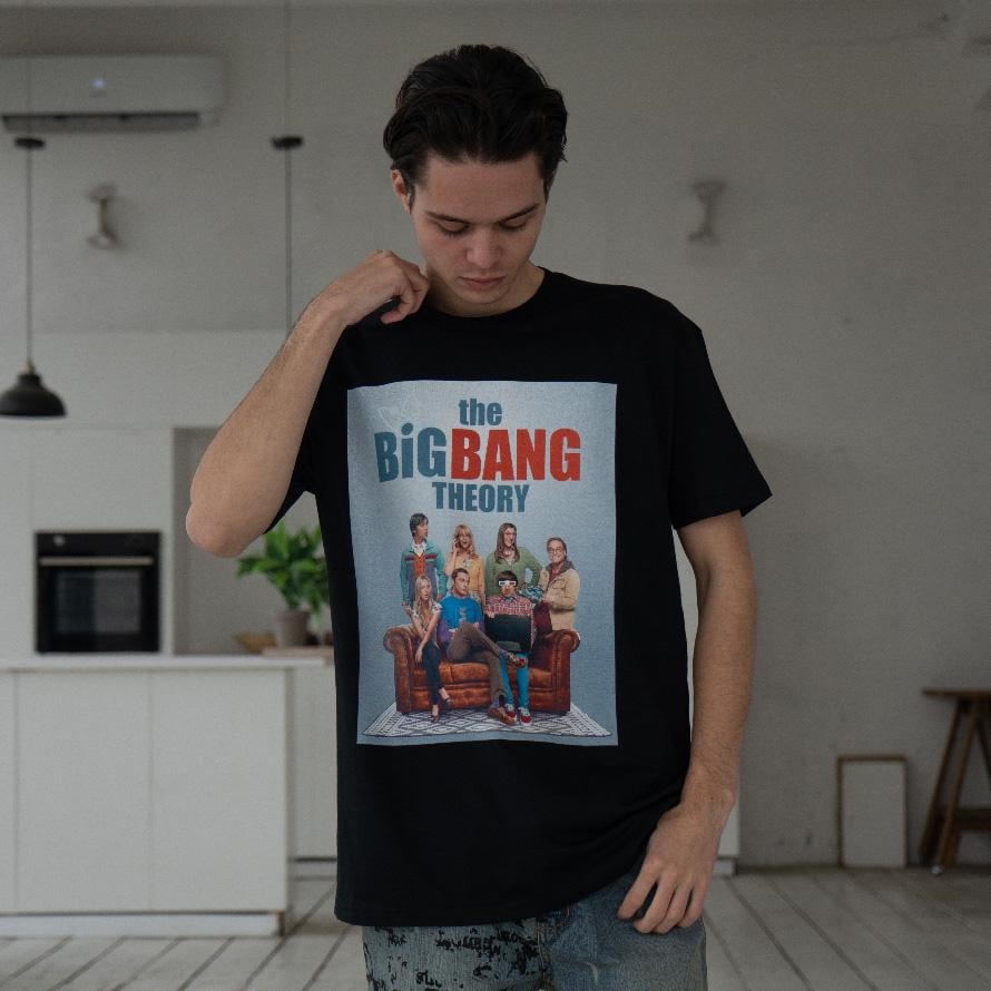 Футболка унісекс The Big Bang Theory 4XL Чорний (00000011851) Футболка унісекс The Big Bang Theory 4XL Чорний (00000011851)