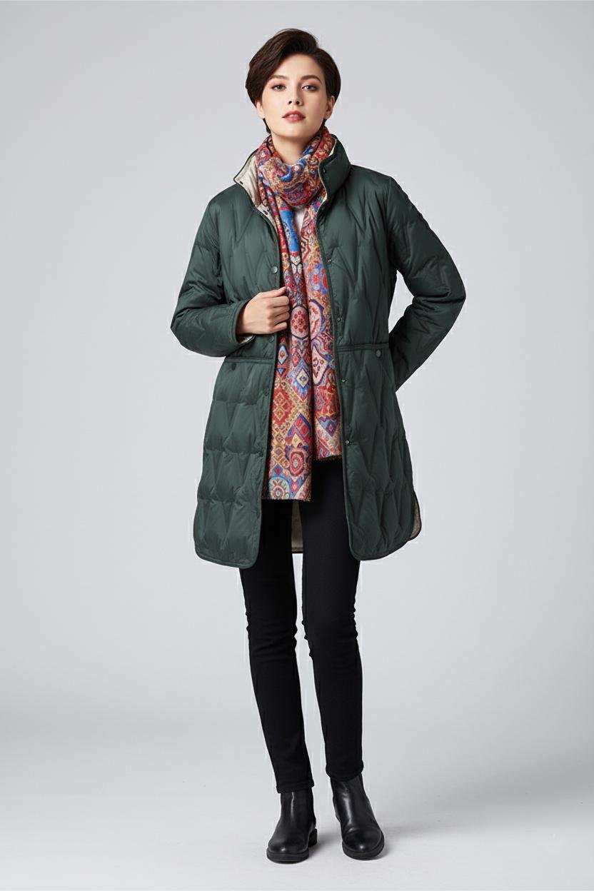 Куртка женская Number Nine DR-60 демисезонная S Изумрудный (DR-60-S)