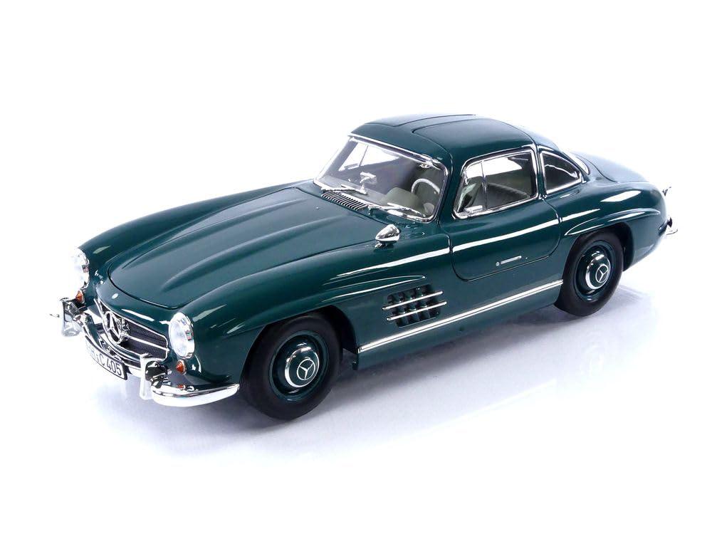 Модель автомобиля Norev 1:18 Mercedes-Benz 300 SL W198 Gullwing 1954 Green (183851) - фото 6