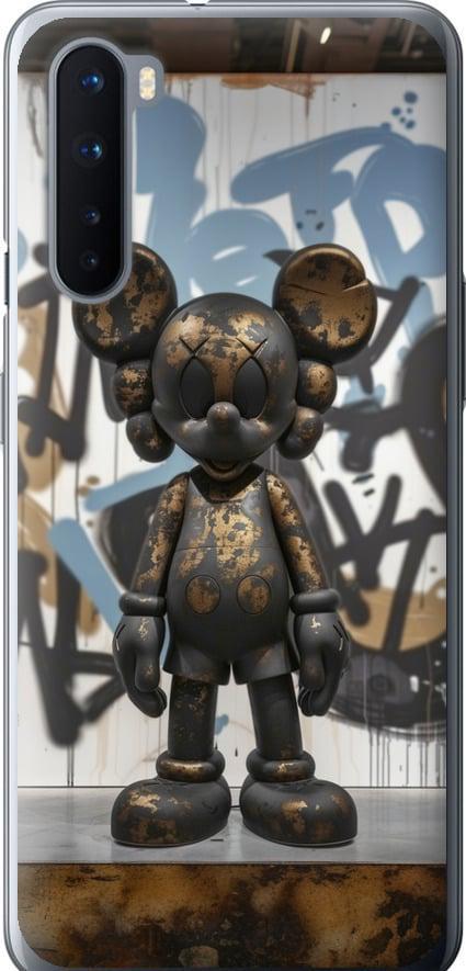 Чехол на OnePlus Nord Bronze kaws v2 (6098t-2046-42517)