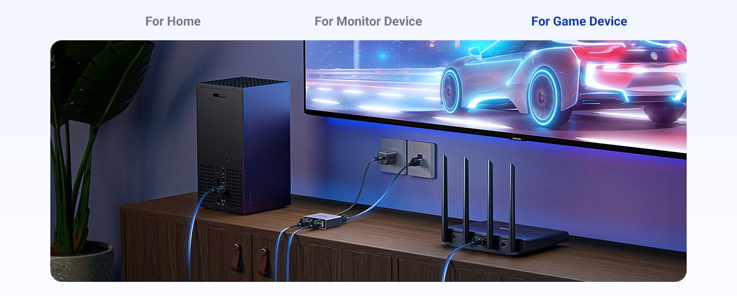 Адаптер-сплиттер 1000 Мбит/с Ugreen NW301 Grey (45311) - фото 7 Адаптер-сплиттер 1000 Мбит/с Ugreen NW301 Grey (45311) - фото 7