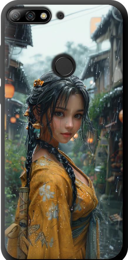 Чехол на Huawei Honor 7C Pro Anime-girl (6133b-2070-42517)