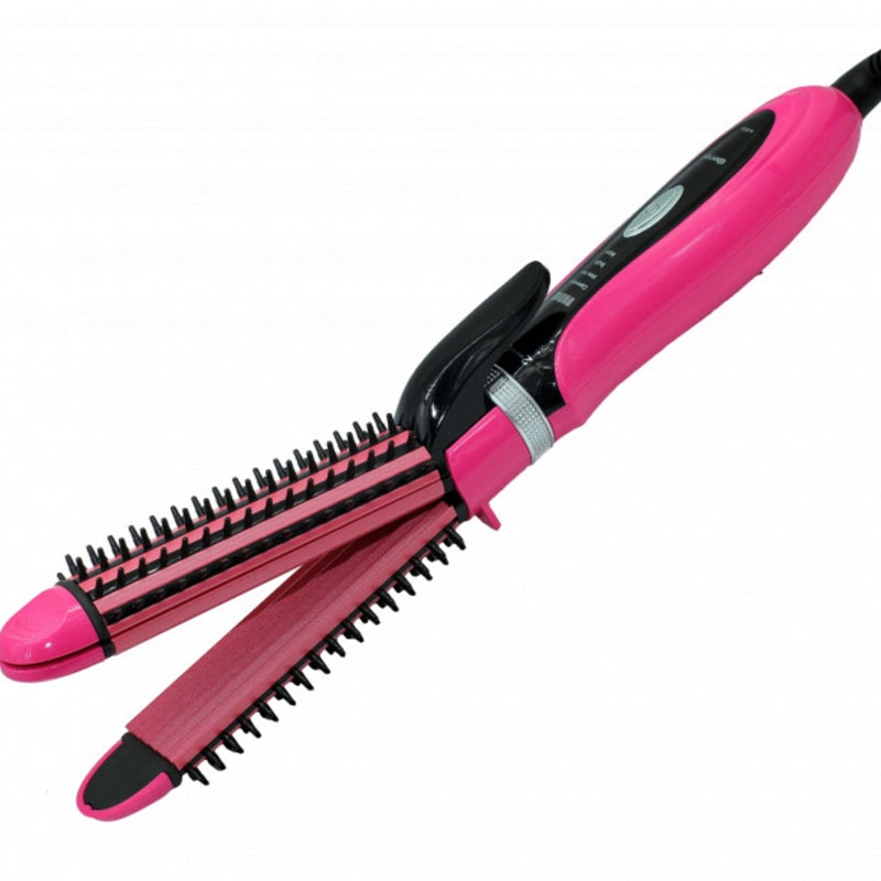 Плойка для волосся Gemei GM-2922 3в1 праска Pink (23678303) - фото 3 Плойка для волосся Gemei GM-2922 3в1 праска Pink (23678303) - фото 3