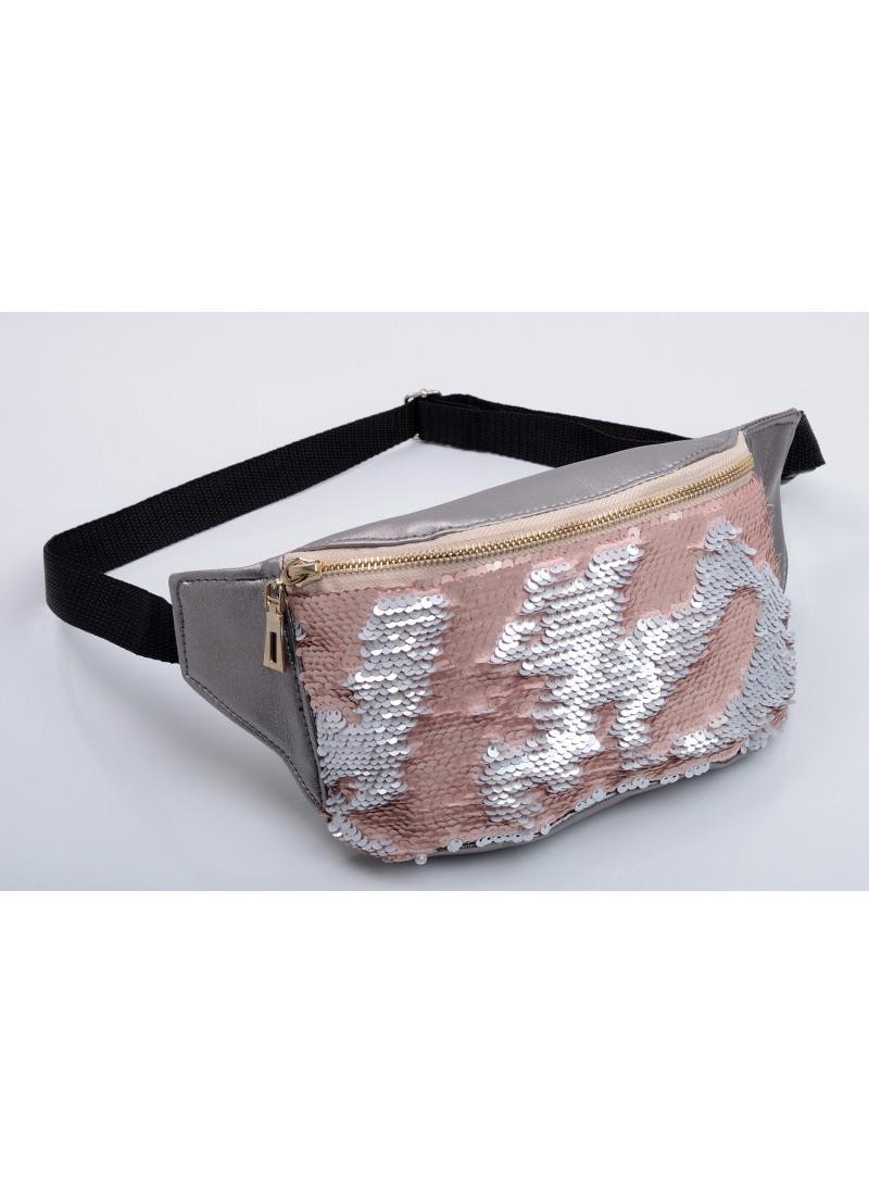 Сумка-бананка Sambag Tirso MSOm Silver dark (80119004c)