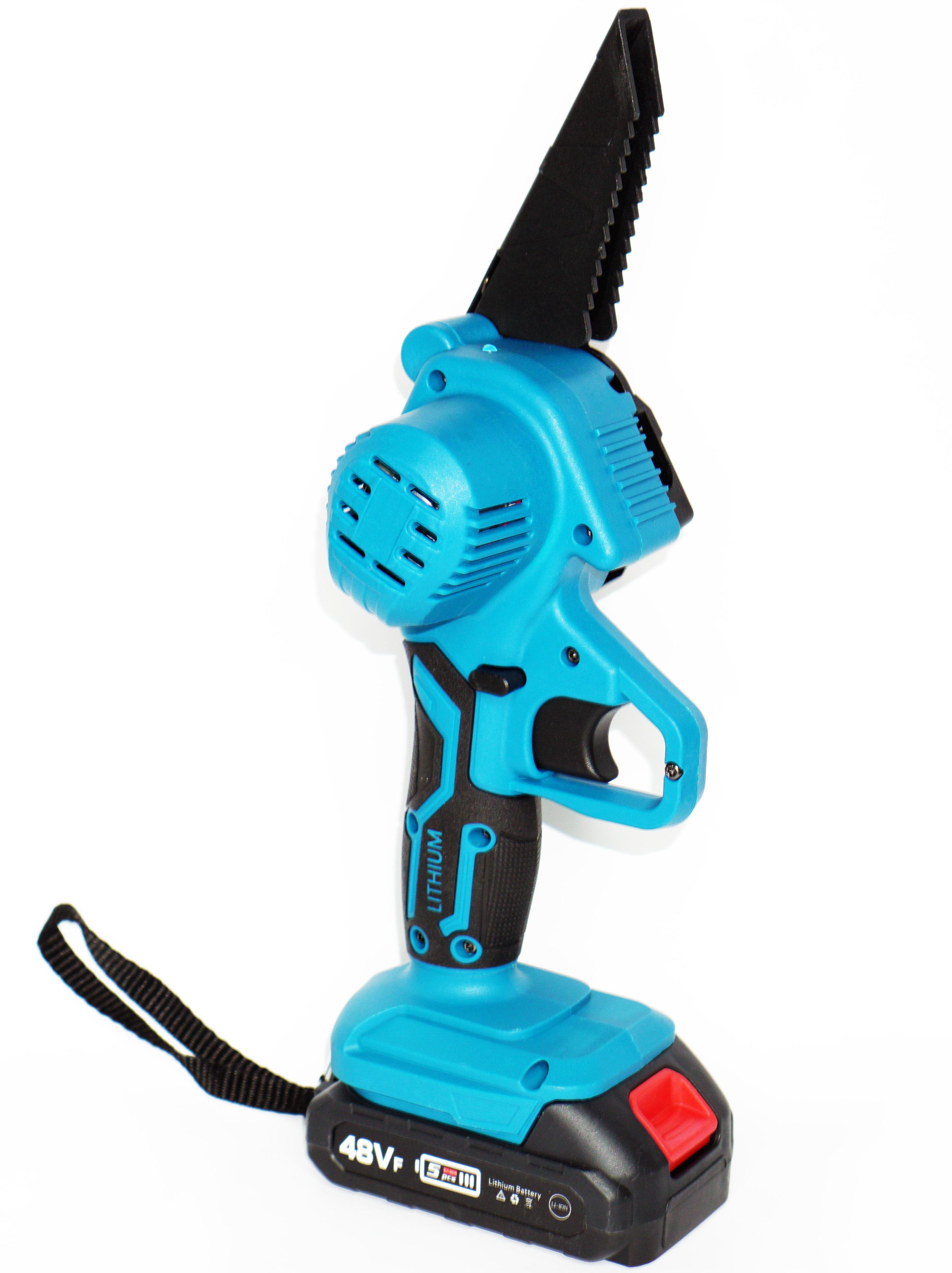 Пилка акумуляторна міні та садовий секатор акумуляторний у пластиковому кейсі - фото 8