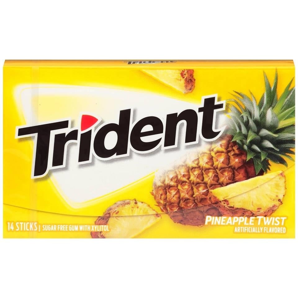 Жуйки Trident pineapple 14 шт. (811642584)