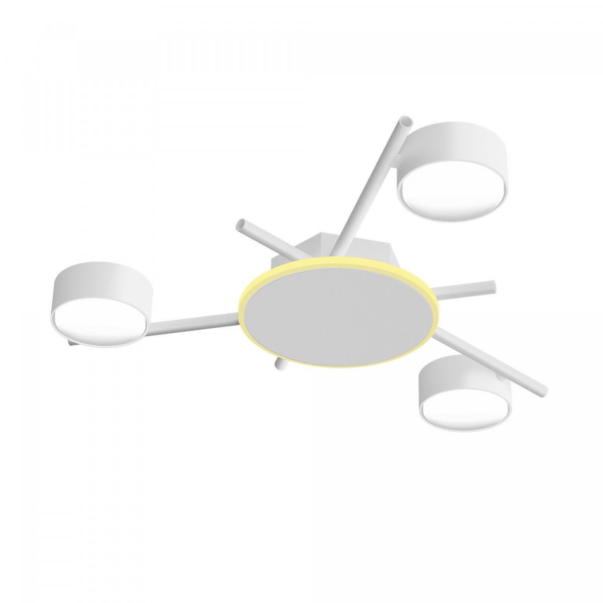 Светильник Videx под лампу 3xGX53 накладной с подсветкой Белый (VL-SPF20B-WB) - фото 3 Светильник Videx под лампу 3xGX53 накладной с подсветкой Белый (VL-SPF20B-WB) - фото 3