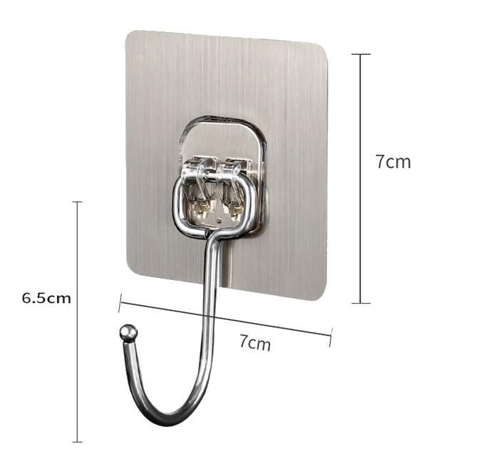 Крючок самоклеющийся с вращением на 180° Серебристый (2499587519) - фото 10