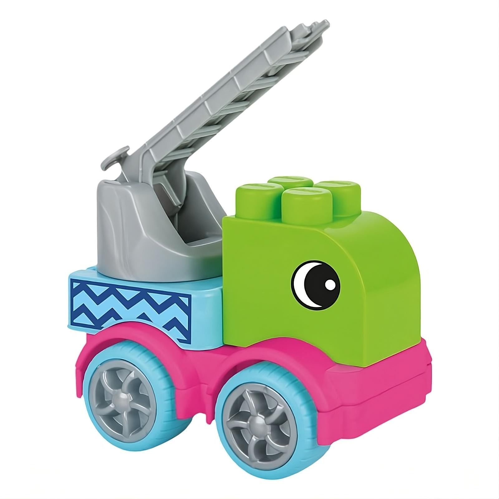 Дитячий конструктор Pilsan Машинки 03-607 "Спецтехніка" 31 елемент 4 машинки - фото 5 Дитячий конструктор Pilsan Машинки 03-607 "Спецтехніка" 31 елемент 4 машинки - фото 5