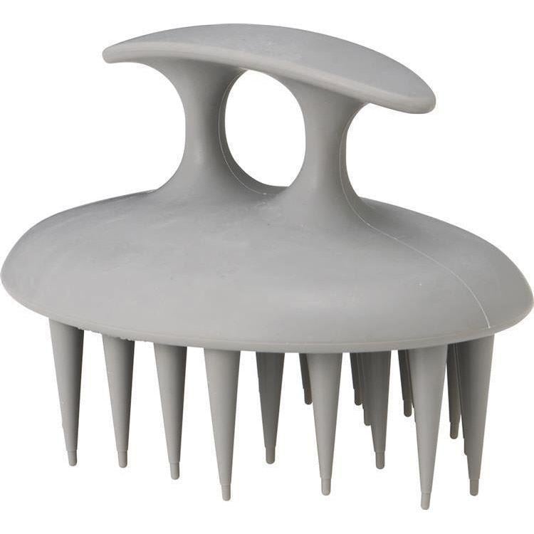 Щетка жесткая эластичная для массажа головы во время мытья волос VESS Scalp Beaut Shampoo Brush