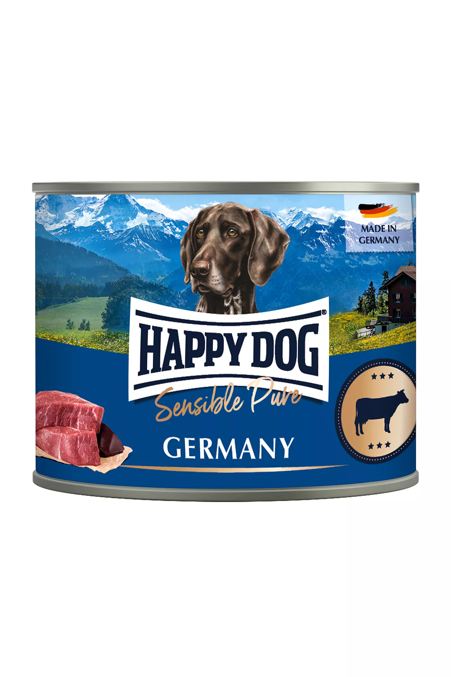 Влажный корм для собак Happy Dog Sens Pure Rind с говядиной 200 г (61068)