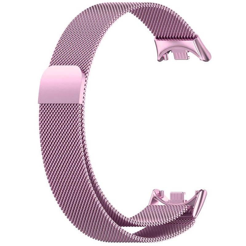 Ремінець Milanese Loop Design для Xiaomi Mi Band 8 Rose Pink (00000077056_5)