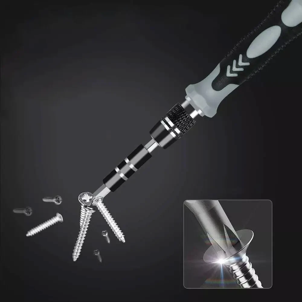 Набор отверток с насадками для ремонта техники в кейсе (К-612) - фото 3