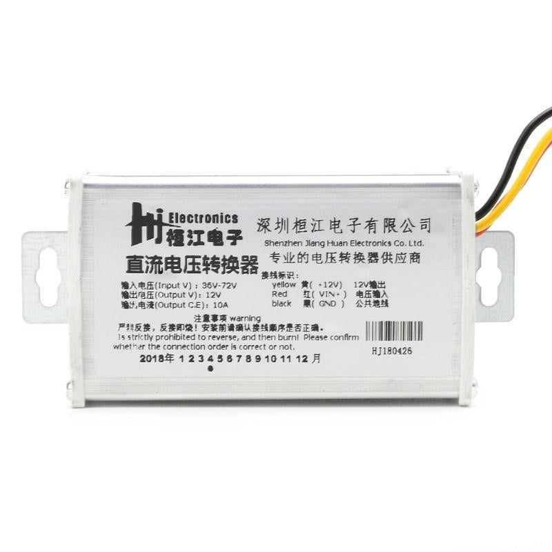 Преобразователь напряжения DC-DC понижающий 36-72В в 12В 10A - фото 6 Преобразователь напряжения DC-DC понижающий 36-72В в 12В 10A - фото 6