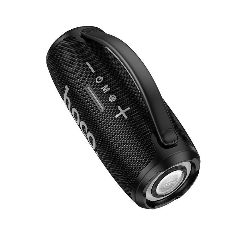 Портативная колонка с ручкой Hoco HA4 Mini Bluetooth 5.4 3000 mAh с RGB подсветкой Черный (27676270)