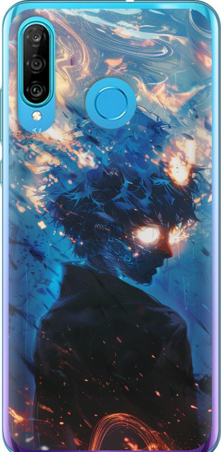Чехол на Huawei P30 Lite Сатору Годжо (6129u-1651-42517)