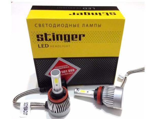 Лампи автомобільні LED Starlite Stinger H7 36 W/3200 Lm/5500K COB IP57/9-32 V