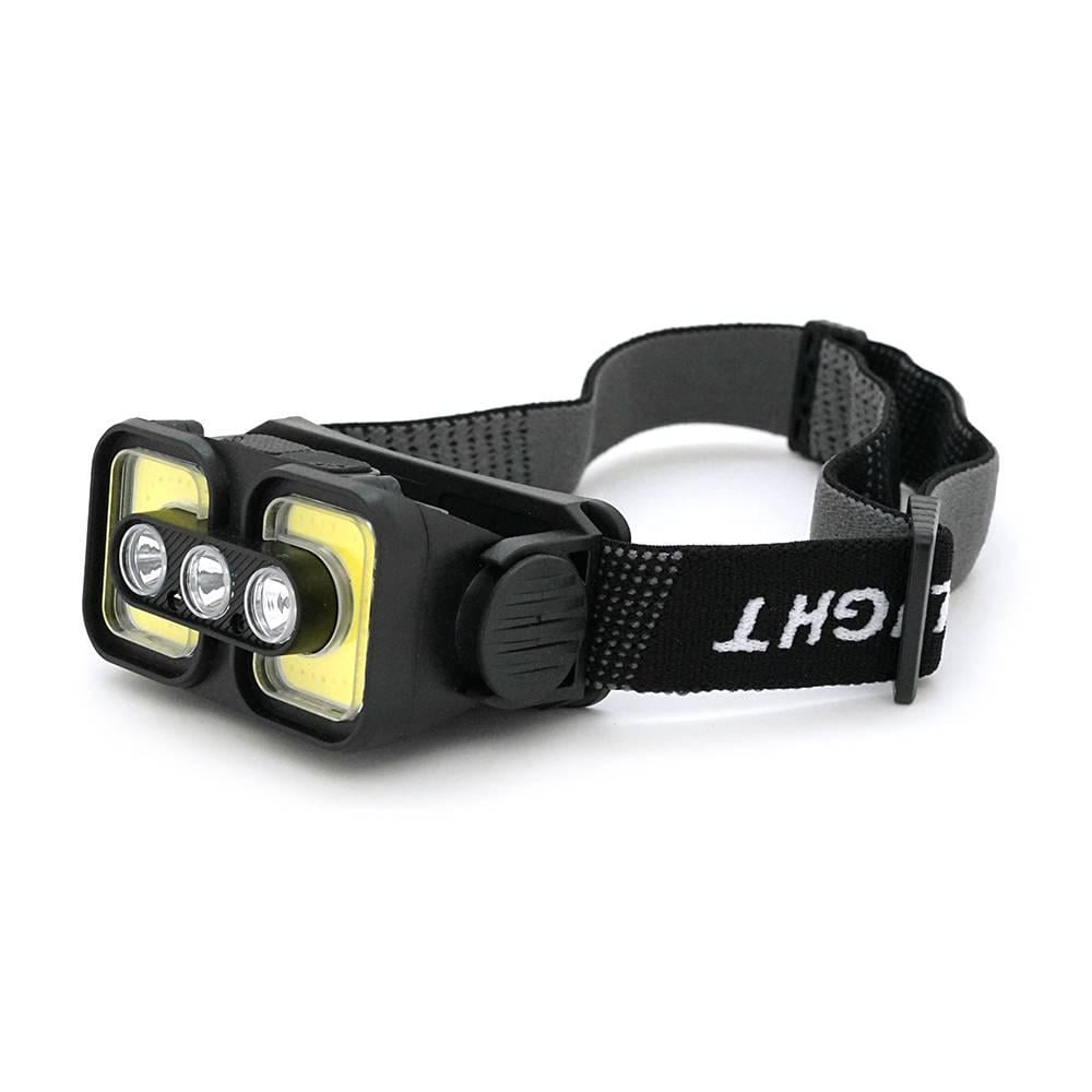 Ліхтарик налобний Voltronic K361,1 Cob 3 Led+Red 5 режими ip44 USB Type-С-кабель 6500K (28204)